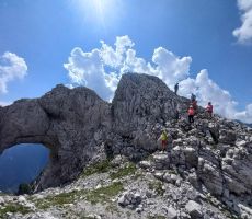 Creta Forata 2462 m, Foro 2168 m, Creton di Tul 2288 m